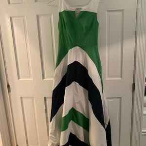 Sleeveless cotton gown